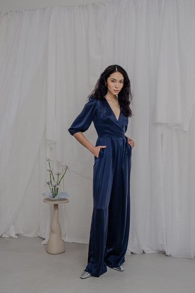 Silk Jumpsuit "Leola"